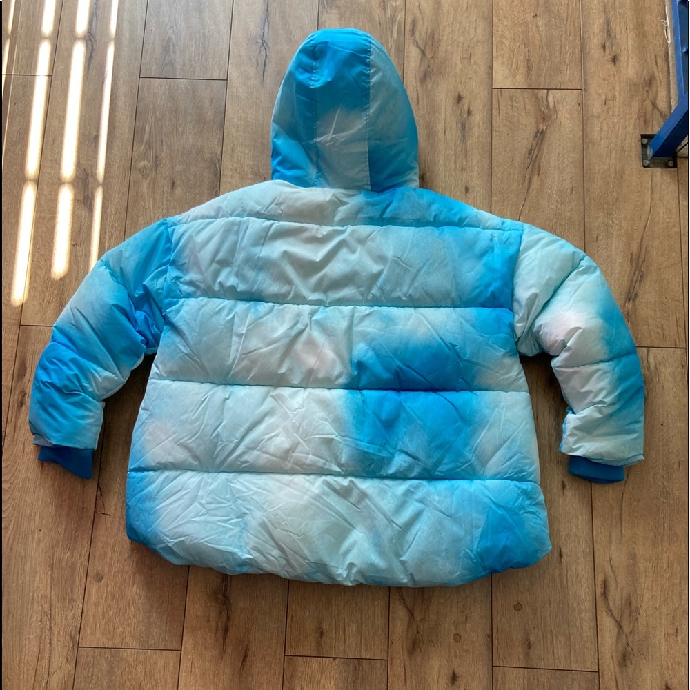 Collusion Puffer Jacket 2 Pockets Drawstring Hood… - image 2